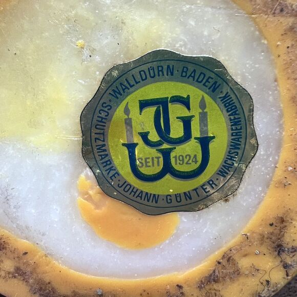 50’s German Johann Gunter Walldurn Baden Carved Candle 3D Musketeers Drummer - Picture 4 of 16